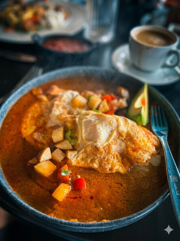 Chilaquiles and coffee