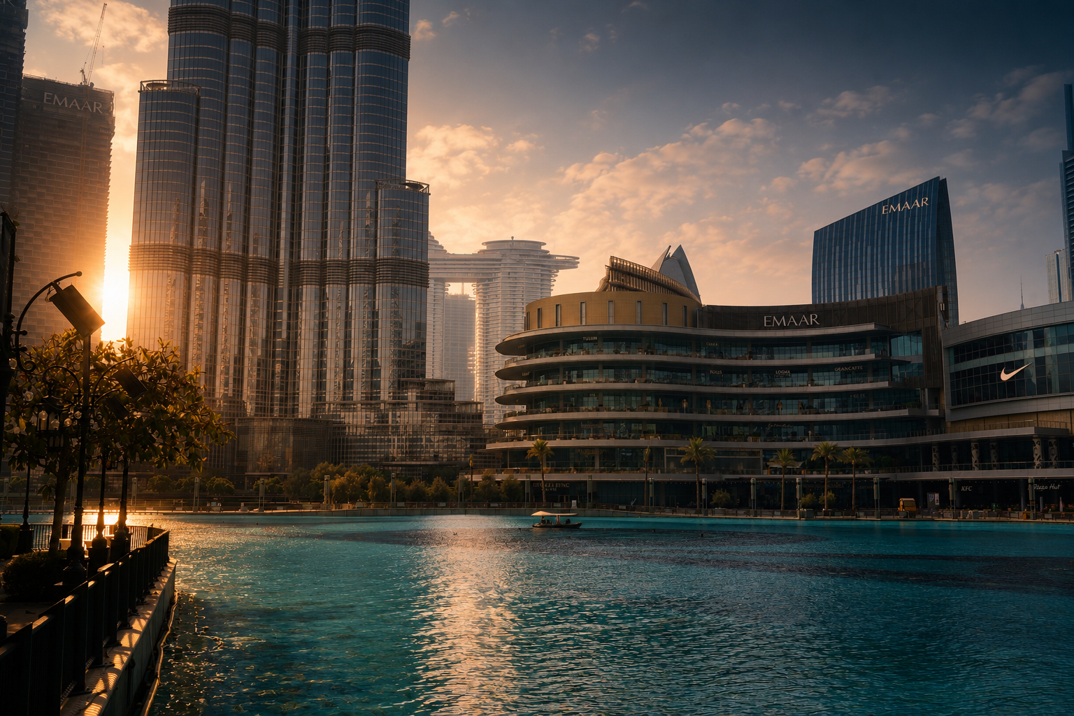 Burj Khalifa fountains