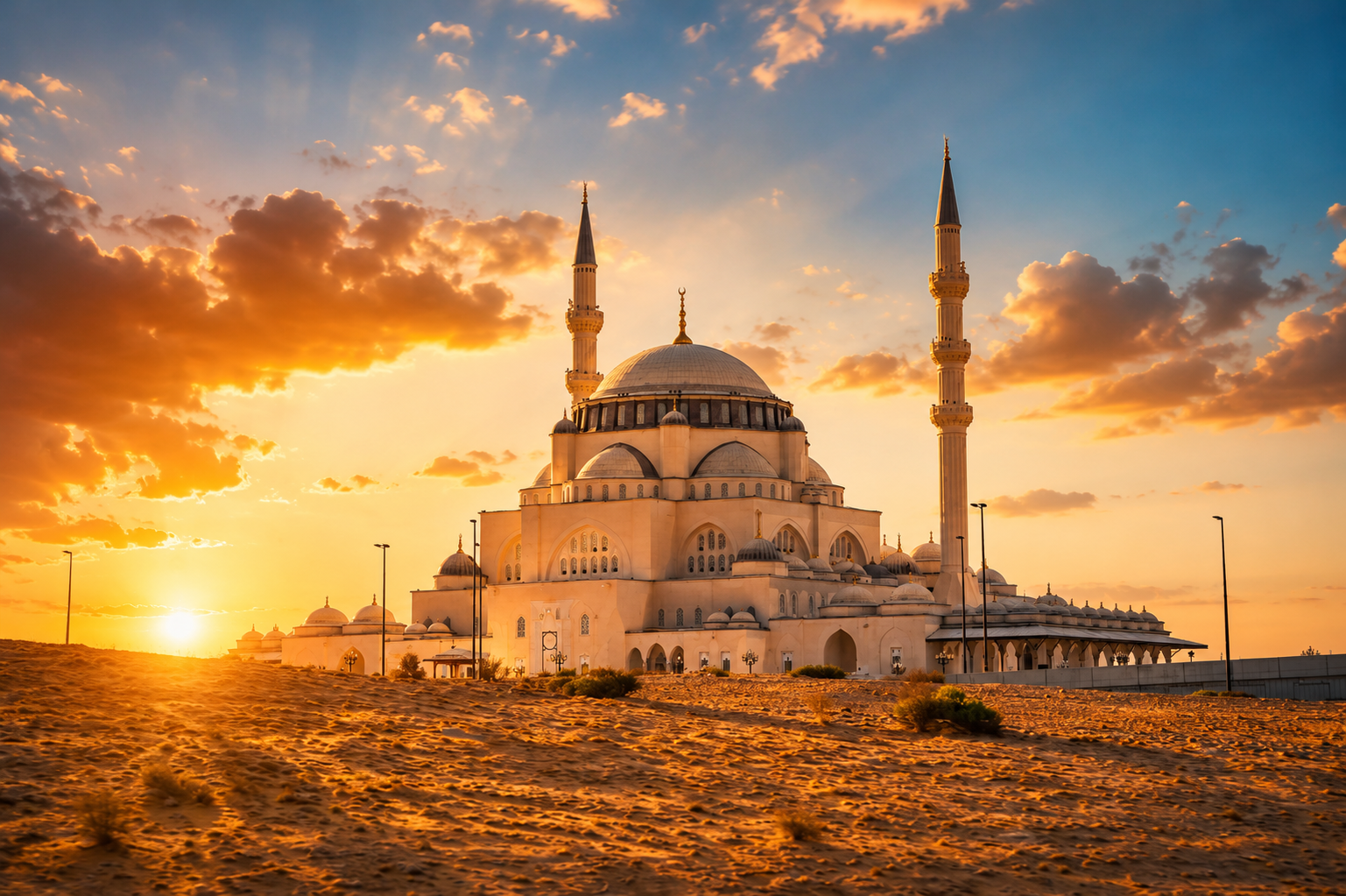 Desert mosque