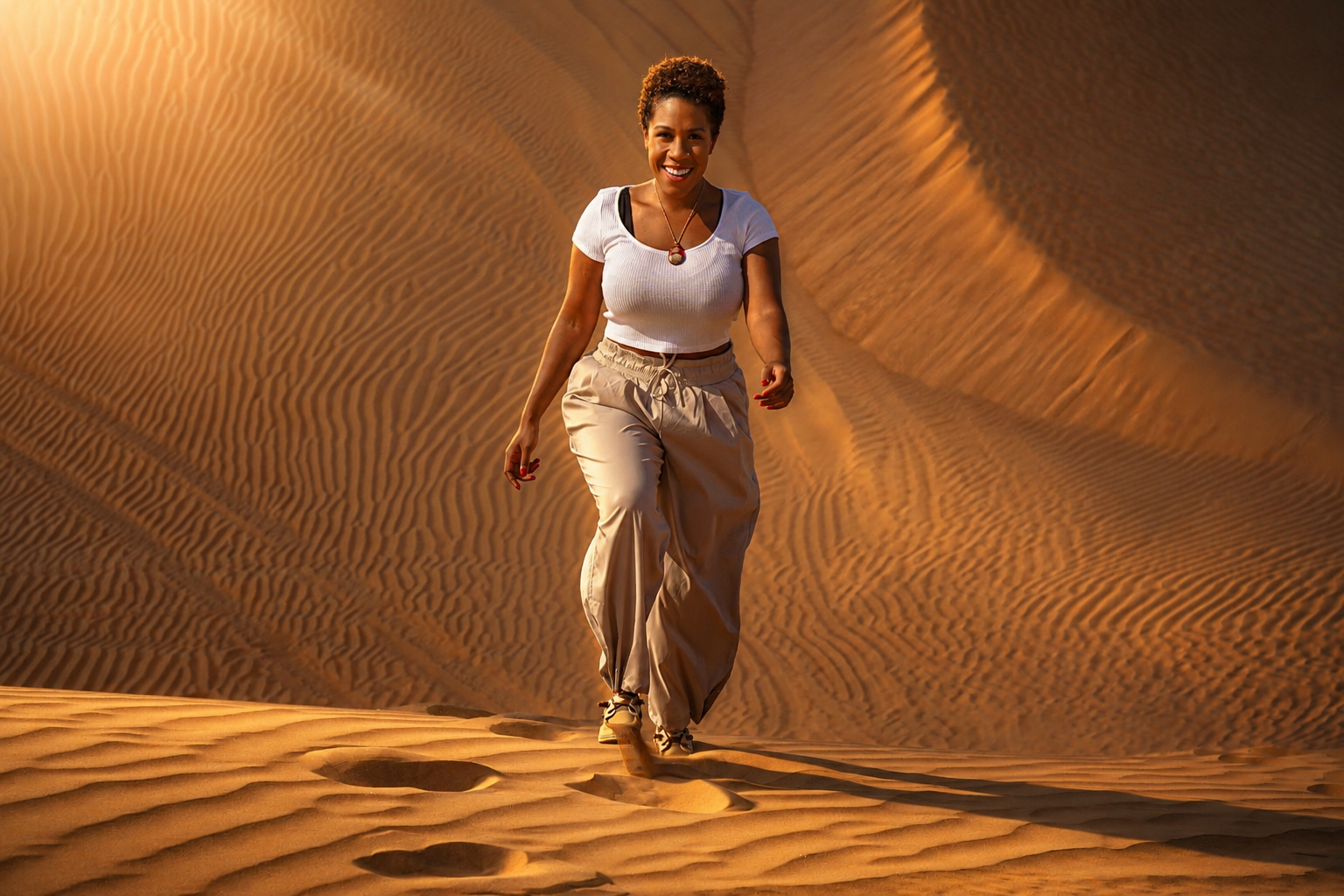 Desert excursion — into the dunes