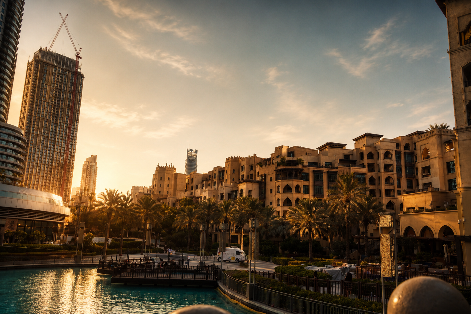 Old Town at golden hour