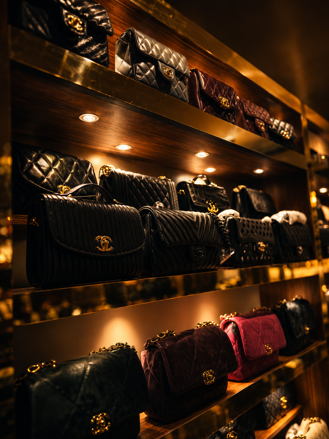 Shopping local — designer purses