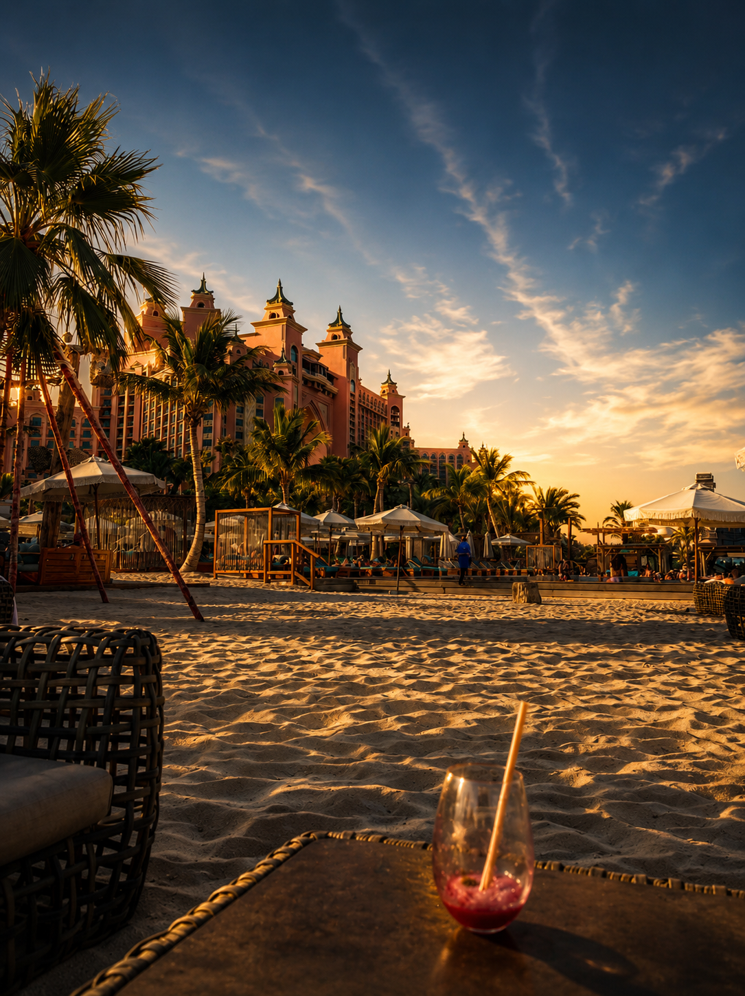 White Beach at Atlantis — shot with my eyes (cameras prohibited)