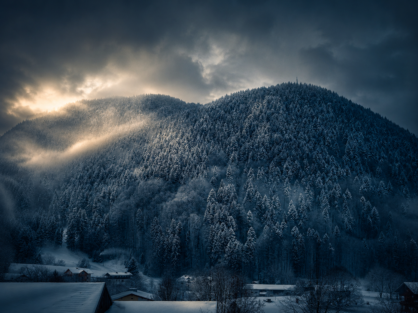 Misty ridge