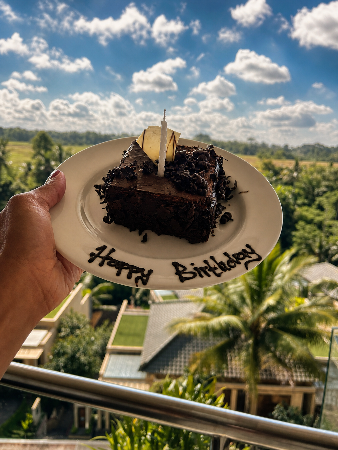 A birthday surprise from the staff
