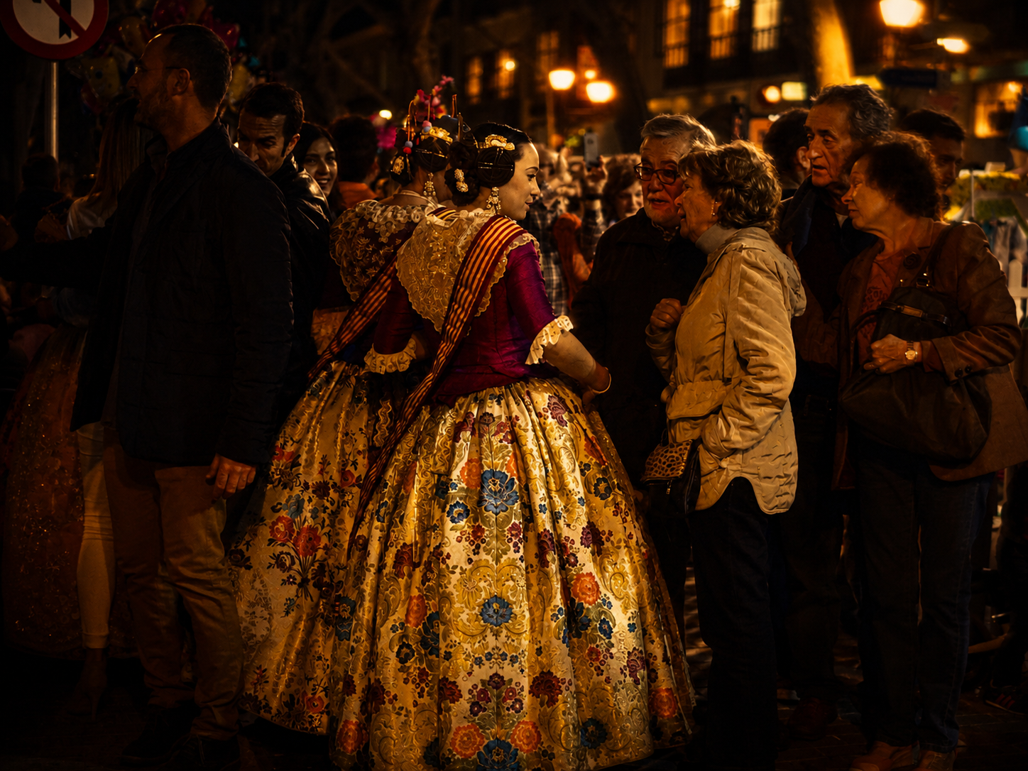 Fallera street scene